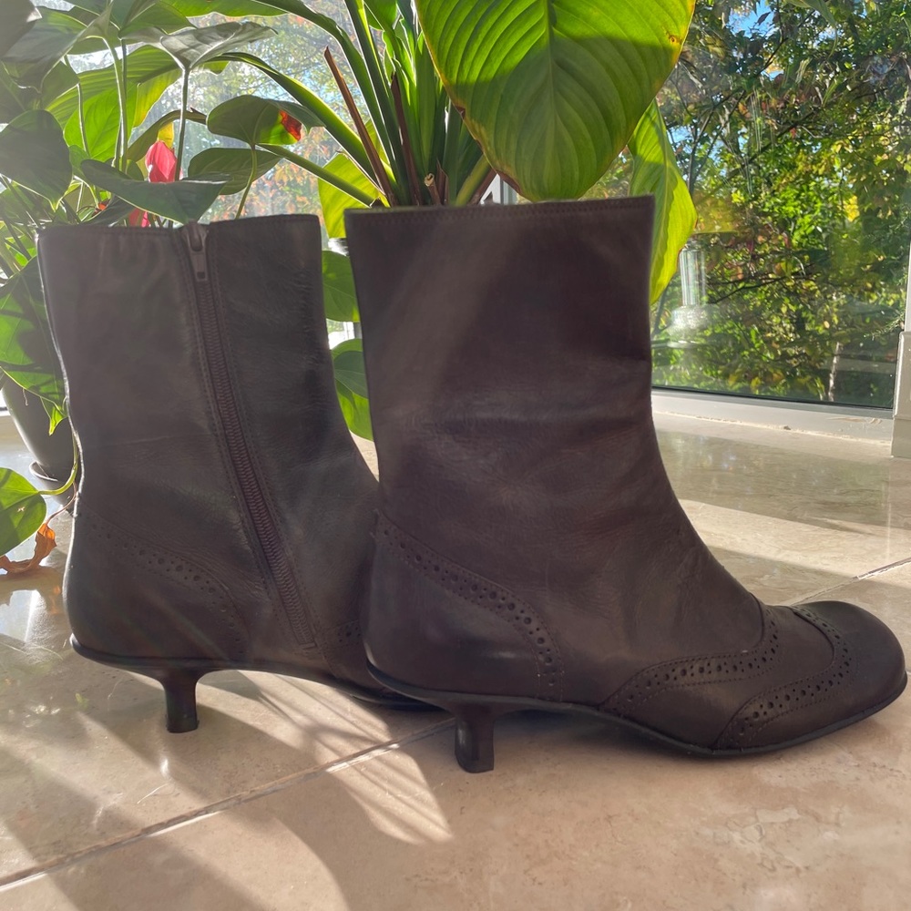 Kenneth cole leather cowboy boot